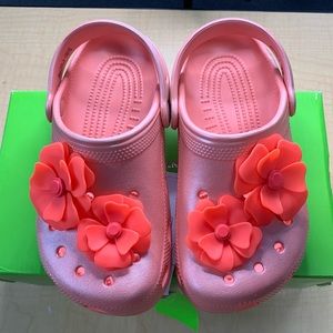 Kids Crocs Classic Vivid Blooms Clog